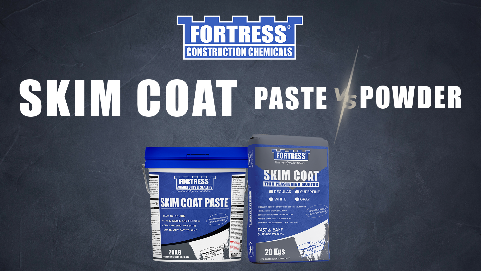 Skim Coat Paste vs. Skim Coat Powder